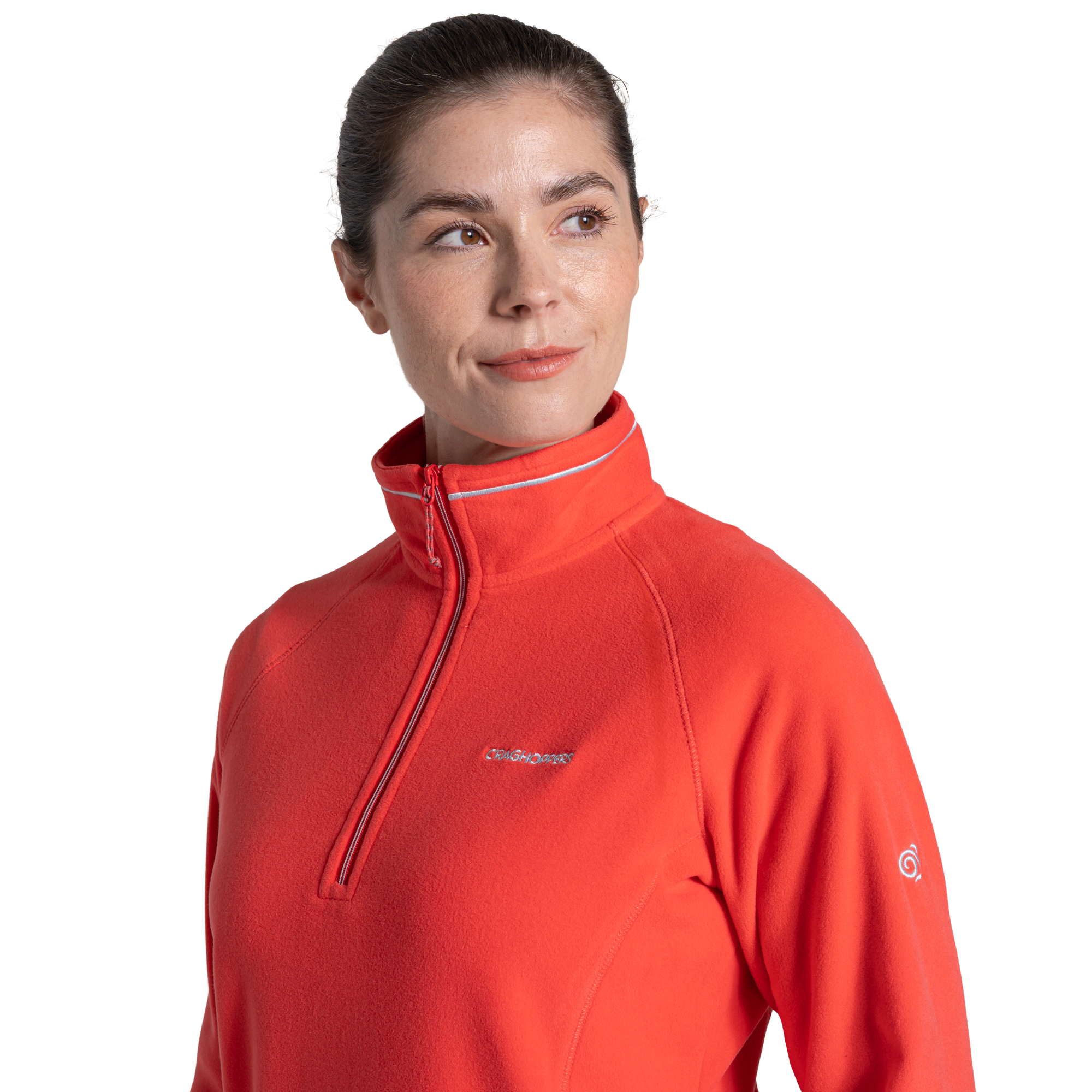 Craghoppers Women's Miska VI Half Zip Fleece Top (Red Dawn)