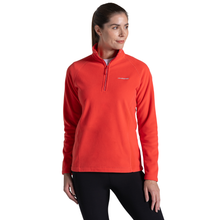 Load image into Gallery viewer, Craghoppers Women&#39;s Miska VI Half Zip Fleece Top (Red Dawn)
