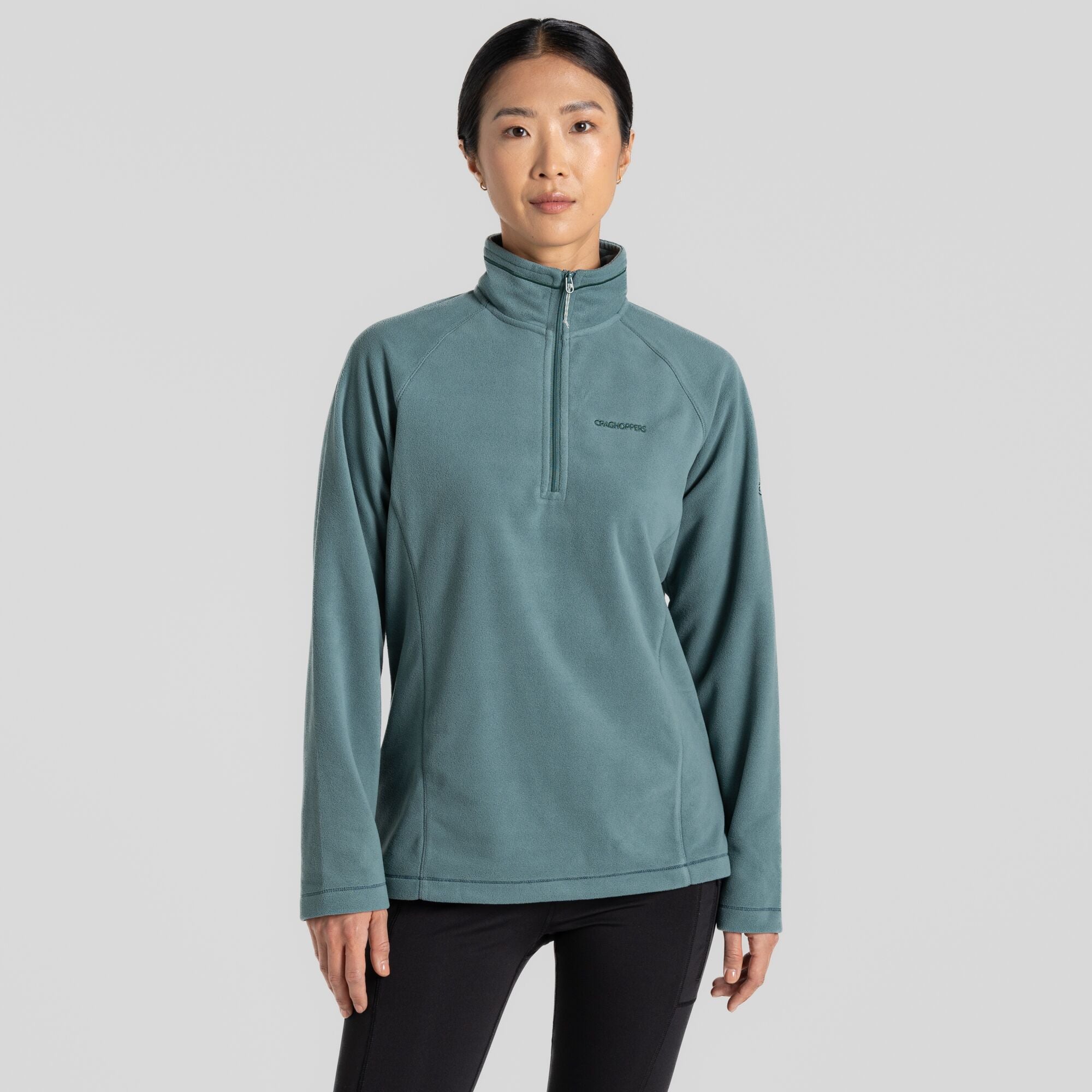 Craghoppers Women s National Trust Miska VI Half Zip Fleece Top Atlantic