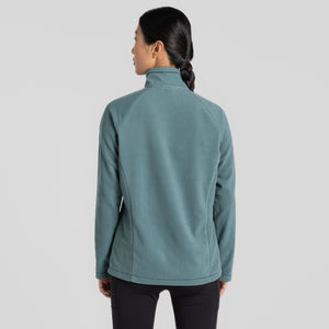 Craghoppers Women's National Trust Miska VI Half Zip Fleece Top (Atlantic)