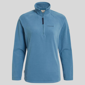 Craghoppers Women's National Trust Miska VI Half Zip Fleece Top (Light Denim)