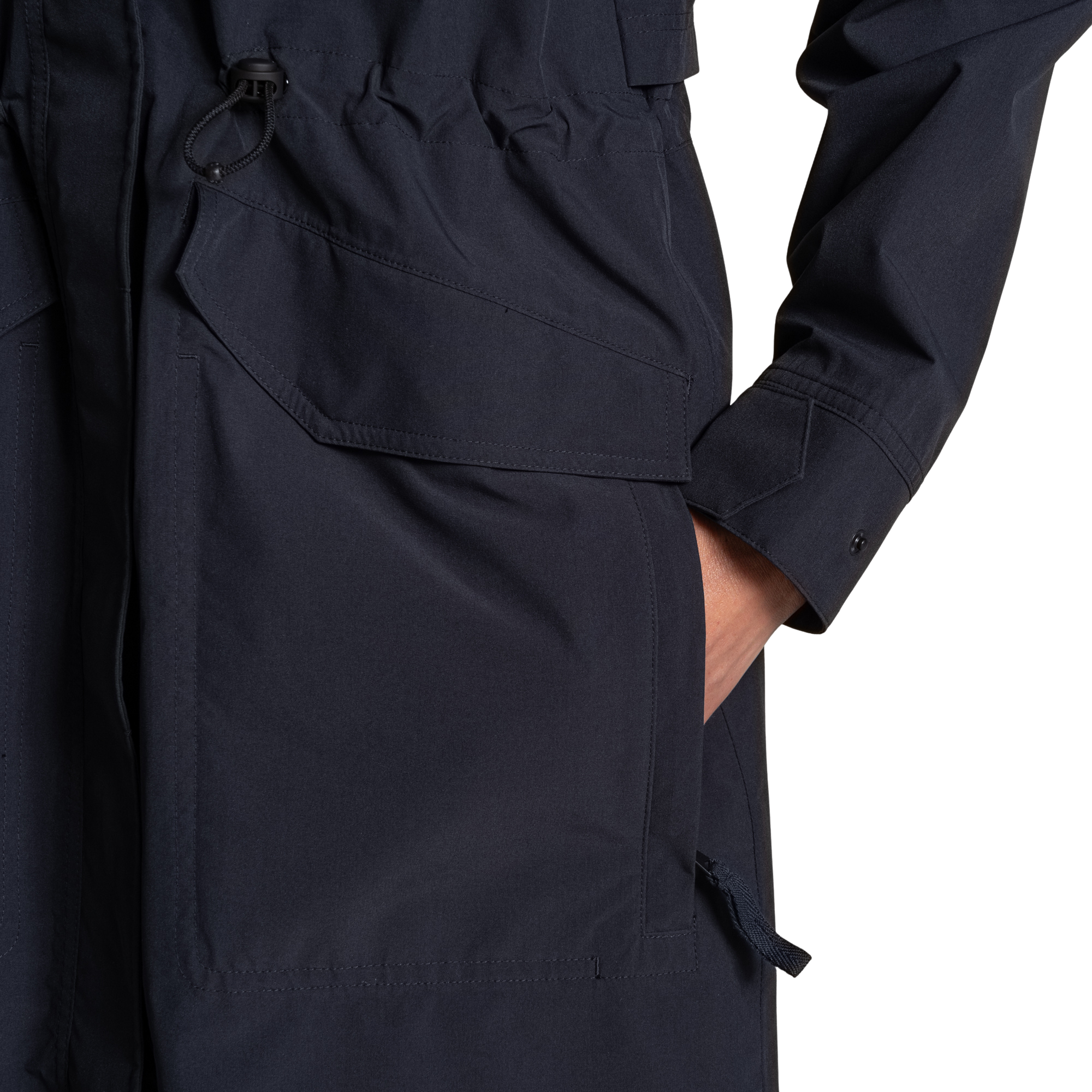 Craghoppers Women's National Trust Saxifrage Waterproof Coat (Dark Sapphire)