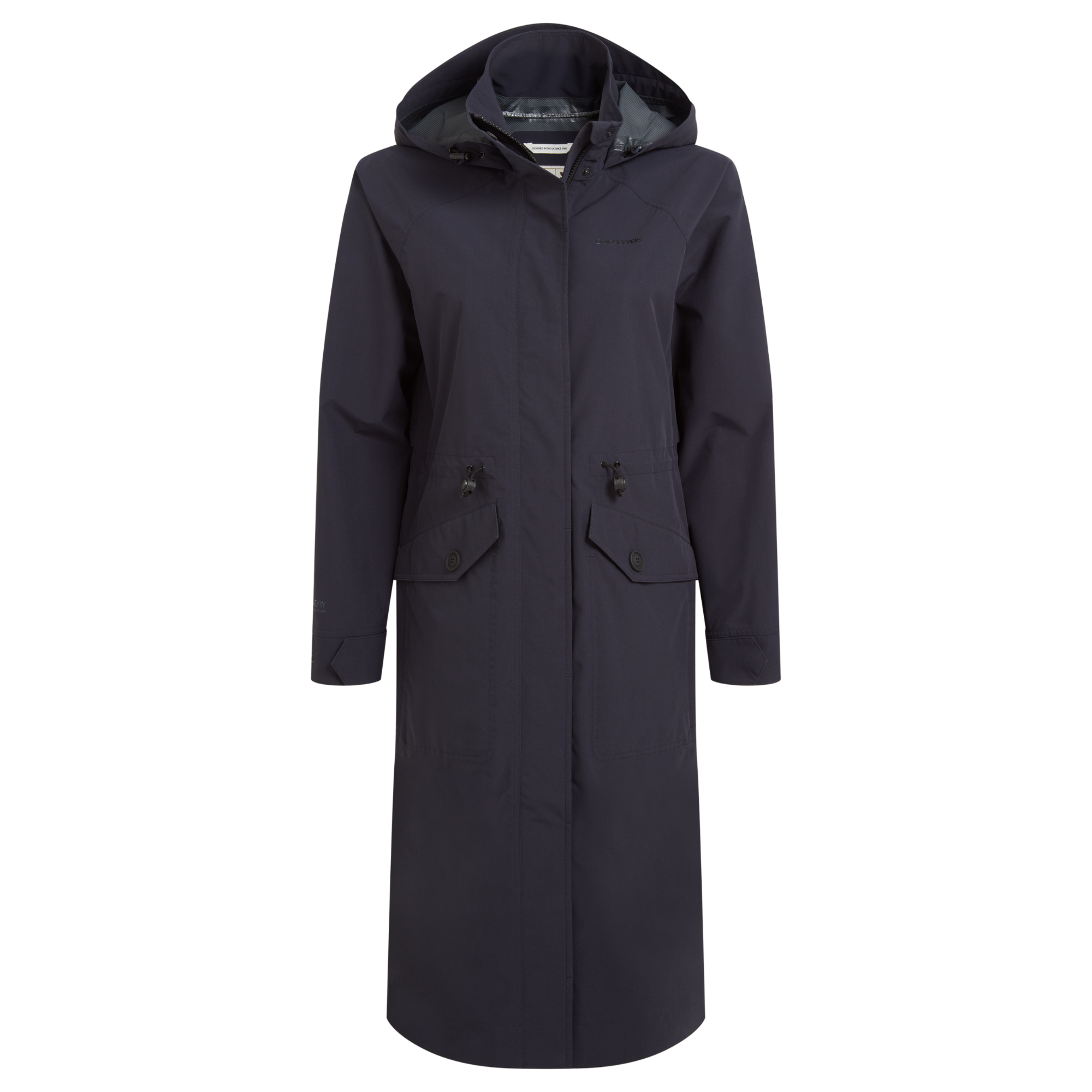 Craghoppers Women's National Trust Saxifrage Waterproof Coat (Dark Sapphire)