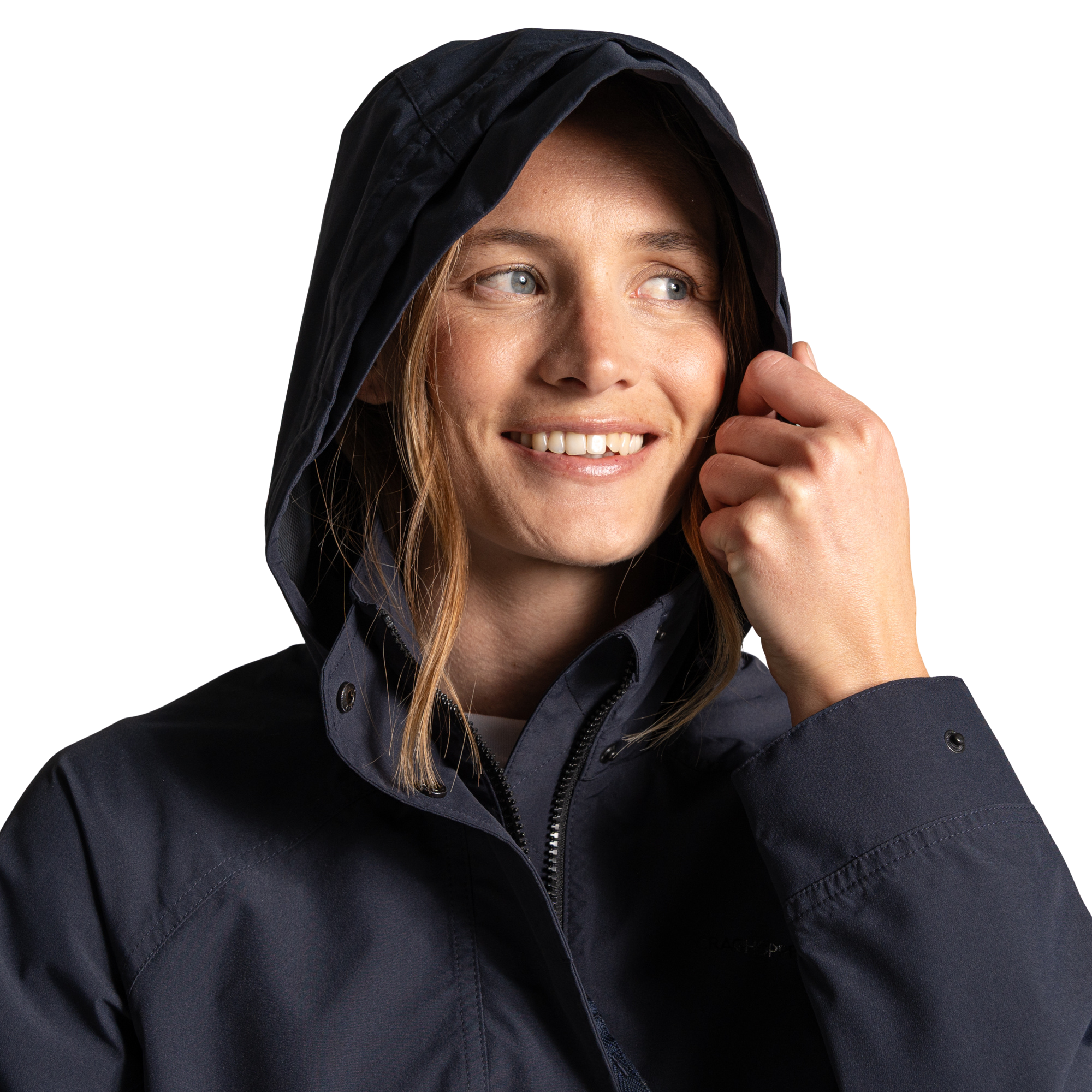 Craghoppers Women's National Trust Saxifrage Waterproof Coat (Dark Sapphire)