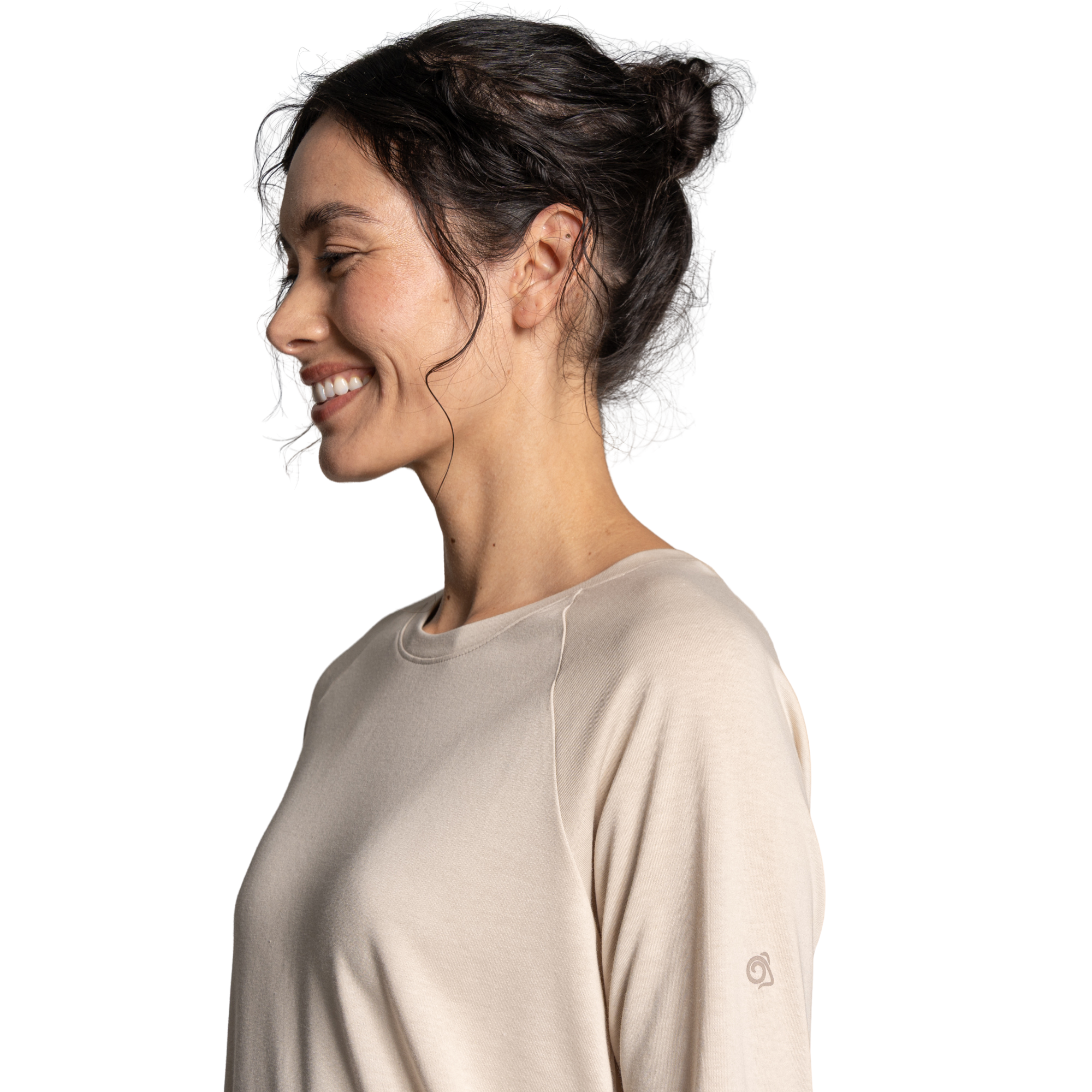 Craghoppers Women's Nosilife Nour Long Sleeve Top (Oyster Marl)