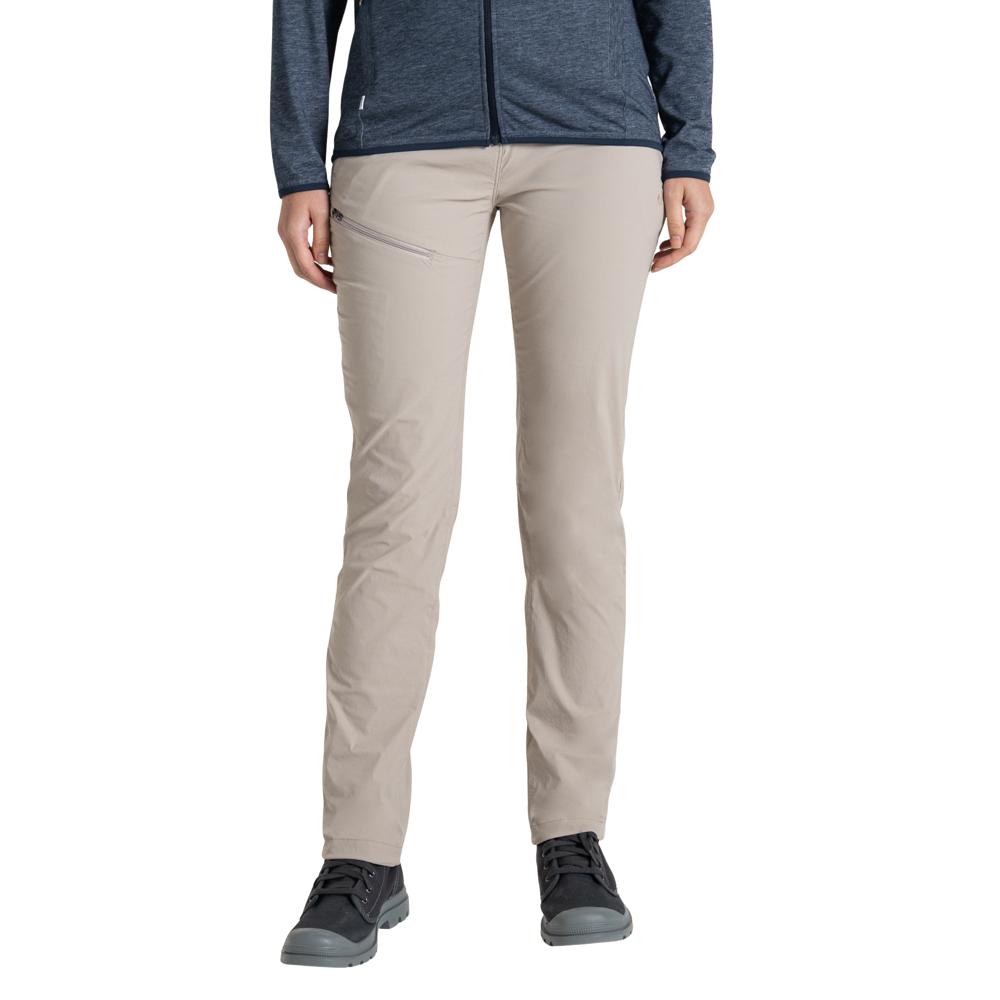 Craghoppers Women's Nosilife Pro III Insect Repellent UPF50 Trousers (Soft Mushroom)