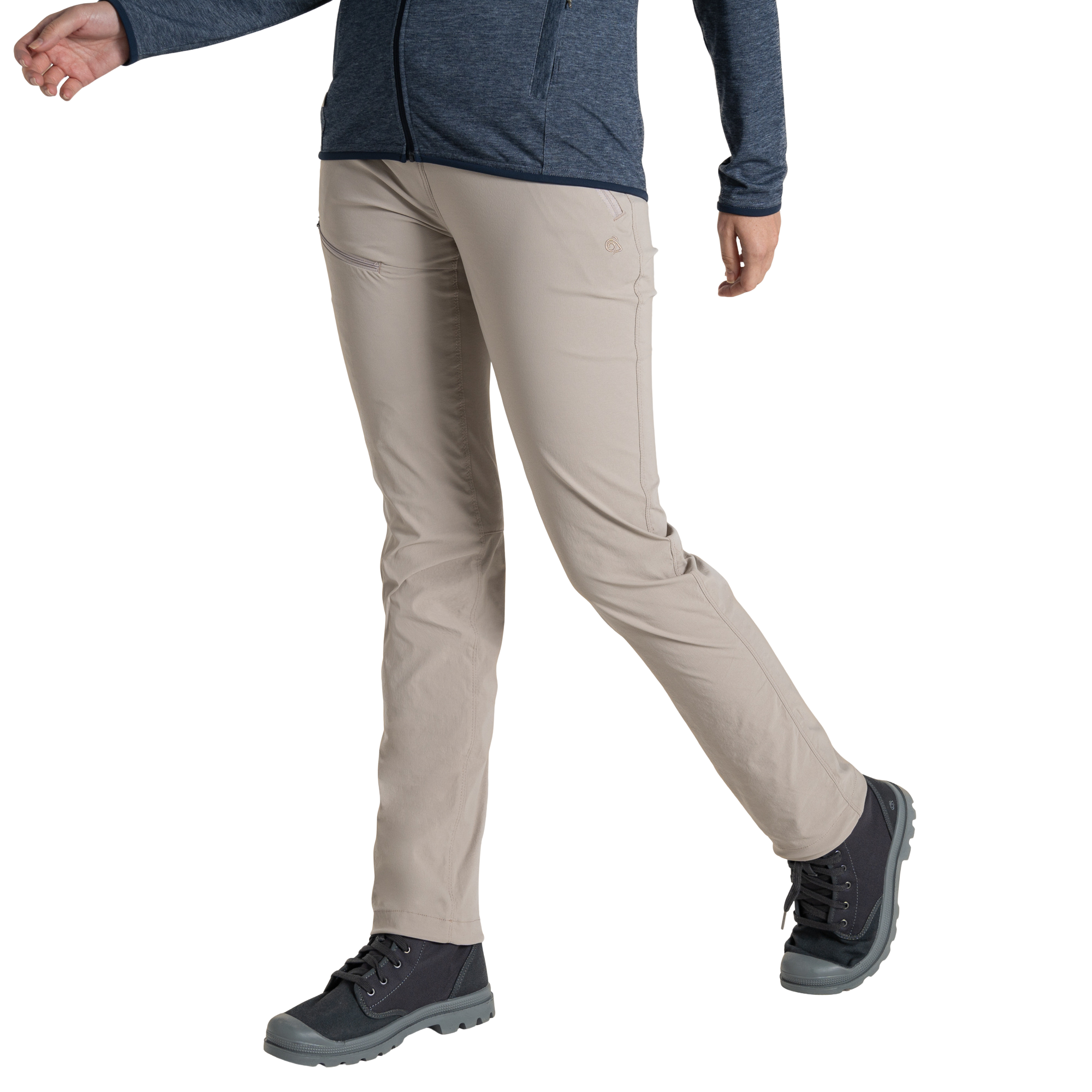 Craghoppers Women's Nosilife Pro III Insect Repellent UPF50 Trousers (Soft Mushroom)