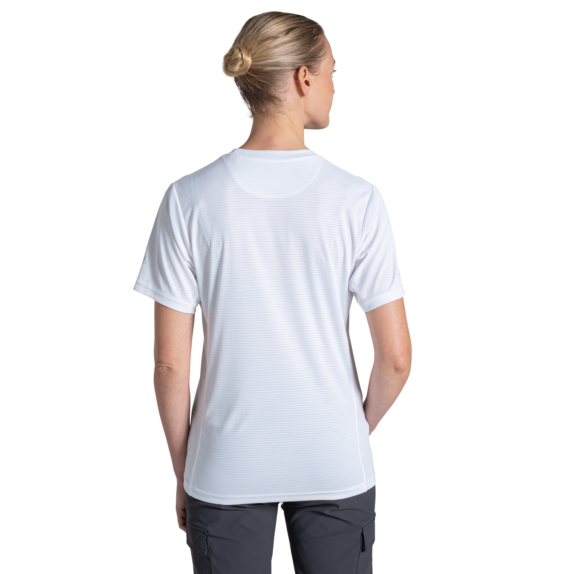 Craghoppers Women's Nosilife SolarShield+ UPF50 Short Sleeve Technical Tee (White)