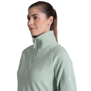 Craghoppers Women’s Raja Half Zip Fleece Top (Iced Matcha)