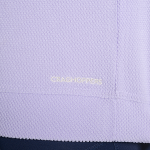 Craghoppers Women’s Raja Half Zip Fleece Top (Parma Violet)