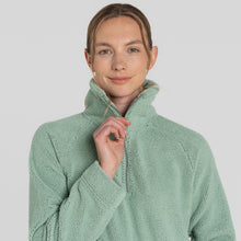 Load image into Gallery viewer, Craghoppers Women&#39;s Raya Half Zip Fleece Top (Pale Pistachio)
