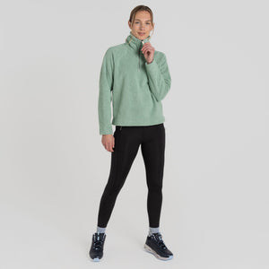 Craghoppers Women's Raya Half Zip Fleece Top (Pale Pistachio)