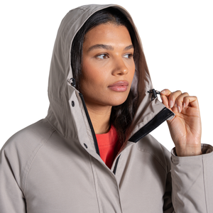 Craghoppers Women's Rosalind II Waterproof Insulated Parka (Soft Mushroom)