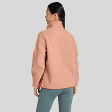 Load image into Gallery viewer, Craghoppers Women&#39;s Rosemary Overhead Half Snap Fleece Top (Clay Print)
