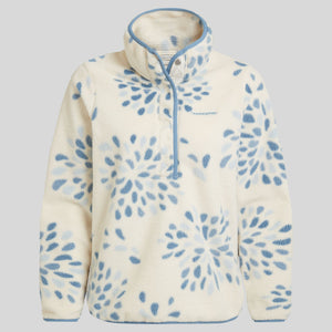 Craghoppers Women's Rosemary Overhead Half Snap Fleece Top (Sky Print)