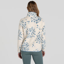 Load image into Gallery viewer, Craghoppers Women&#39;s Rosemary Overhead Half Snap Fleece Top (Sky Print)
