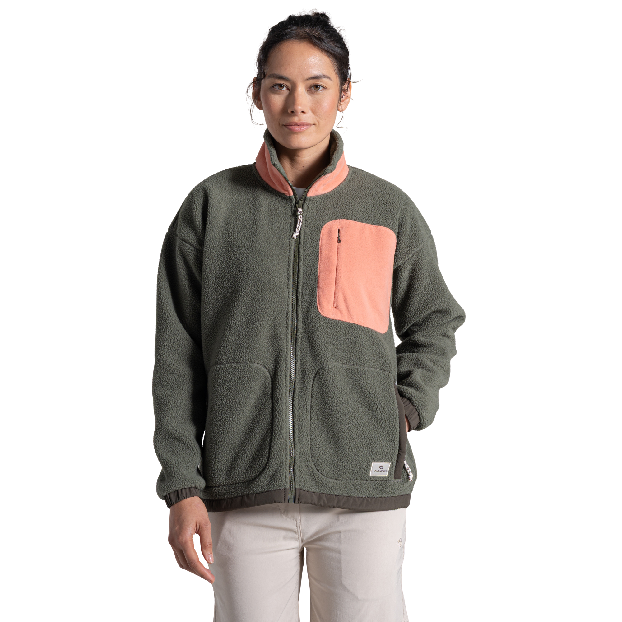 Craghoppers Women's Sanaa Full Zip Fleece (Dark Sage)