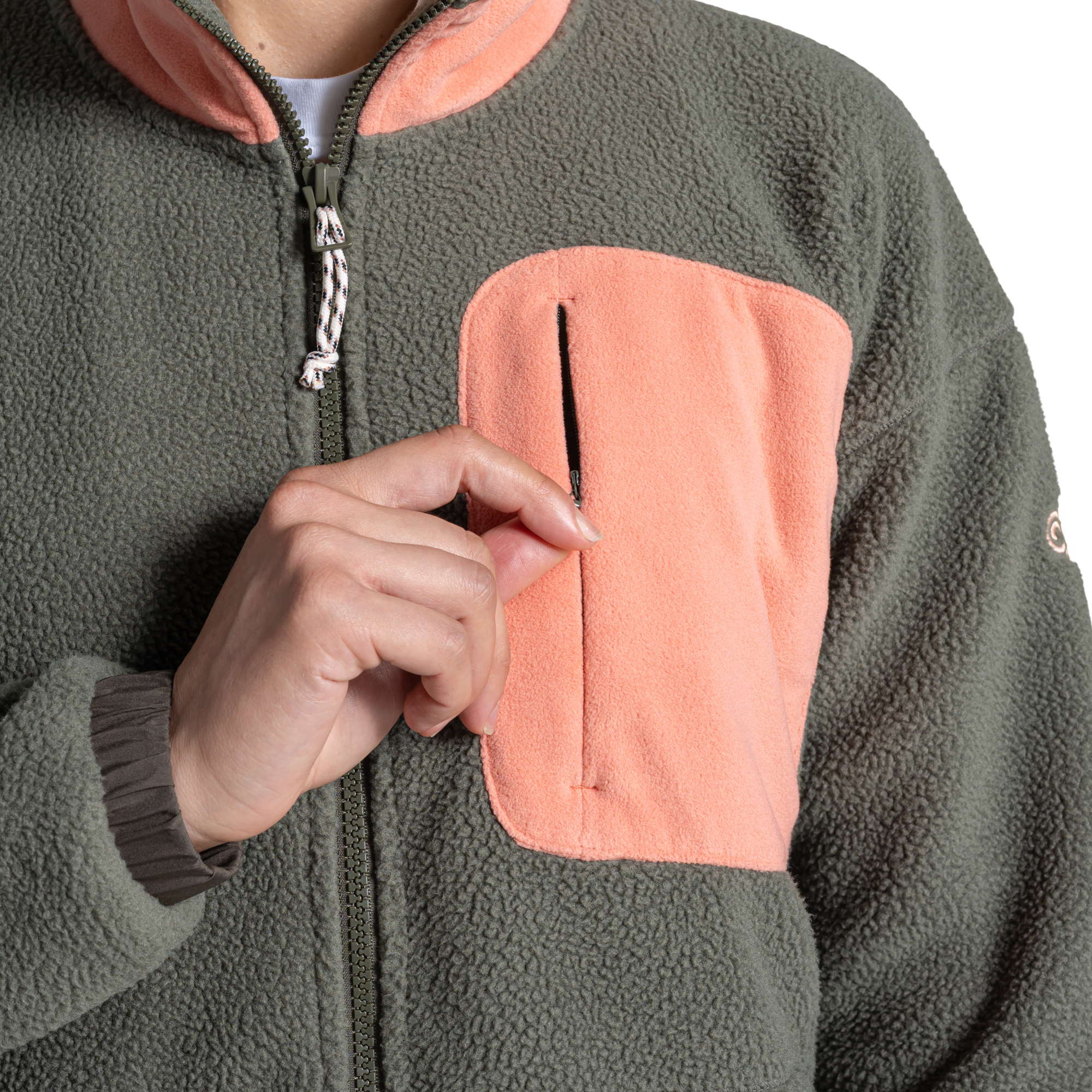 Craghoppers Women's Sanaa Full Zip Fleece (Dark Sage)