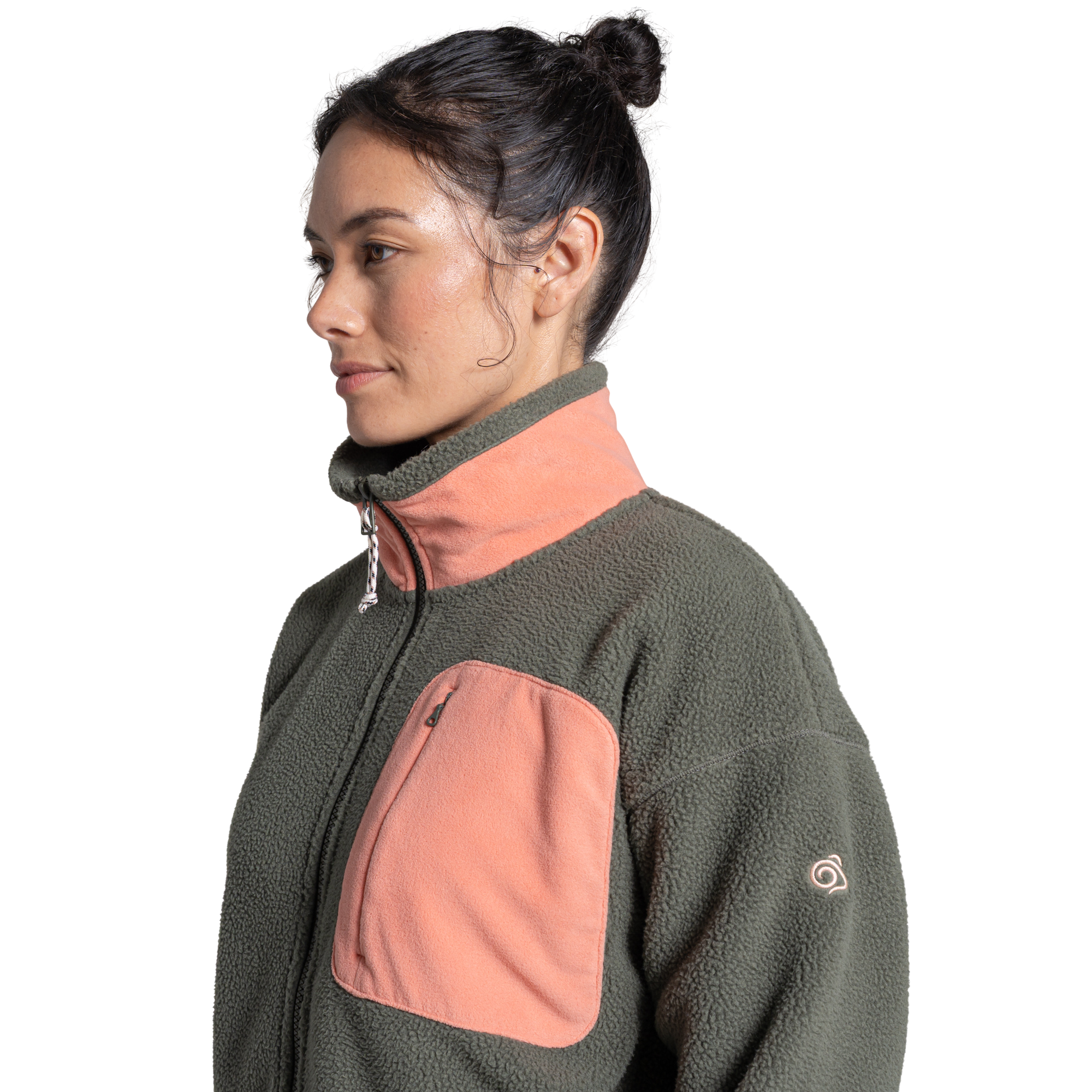 Craghoppers Women's Sanaa Full Zip Fleece (Dark Sage)