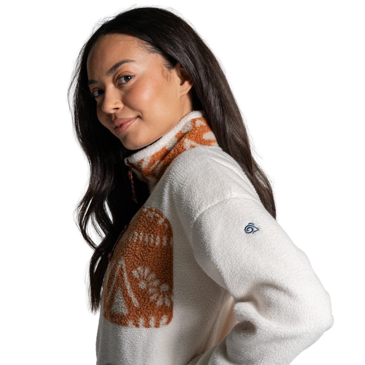 Craghoppers Women's Sanaa Full Zip Fleece Ecru Hazel 2QF CWA436