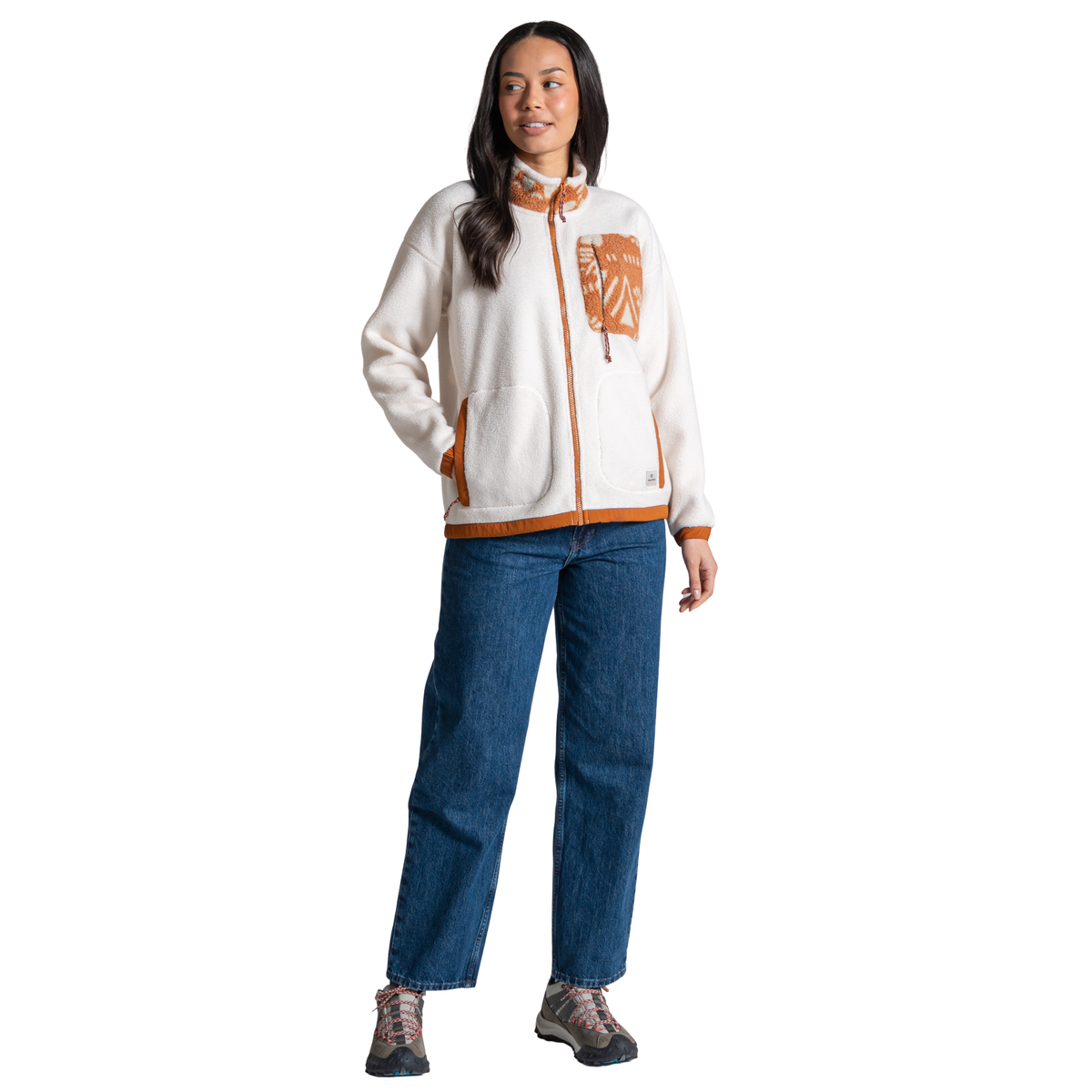 Craghoppers Women's Sanaa Full Zip Fleece Ecru Hazel 2QF CWA436