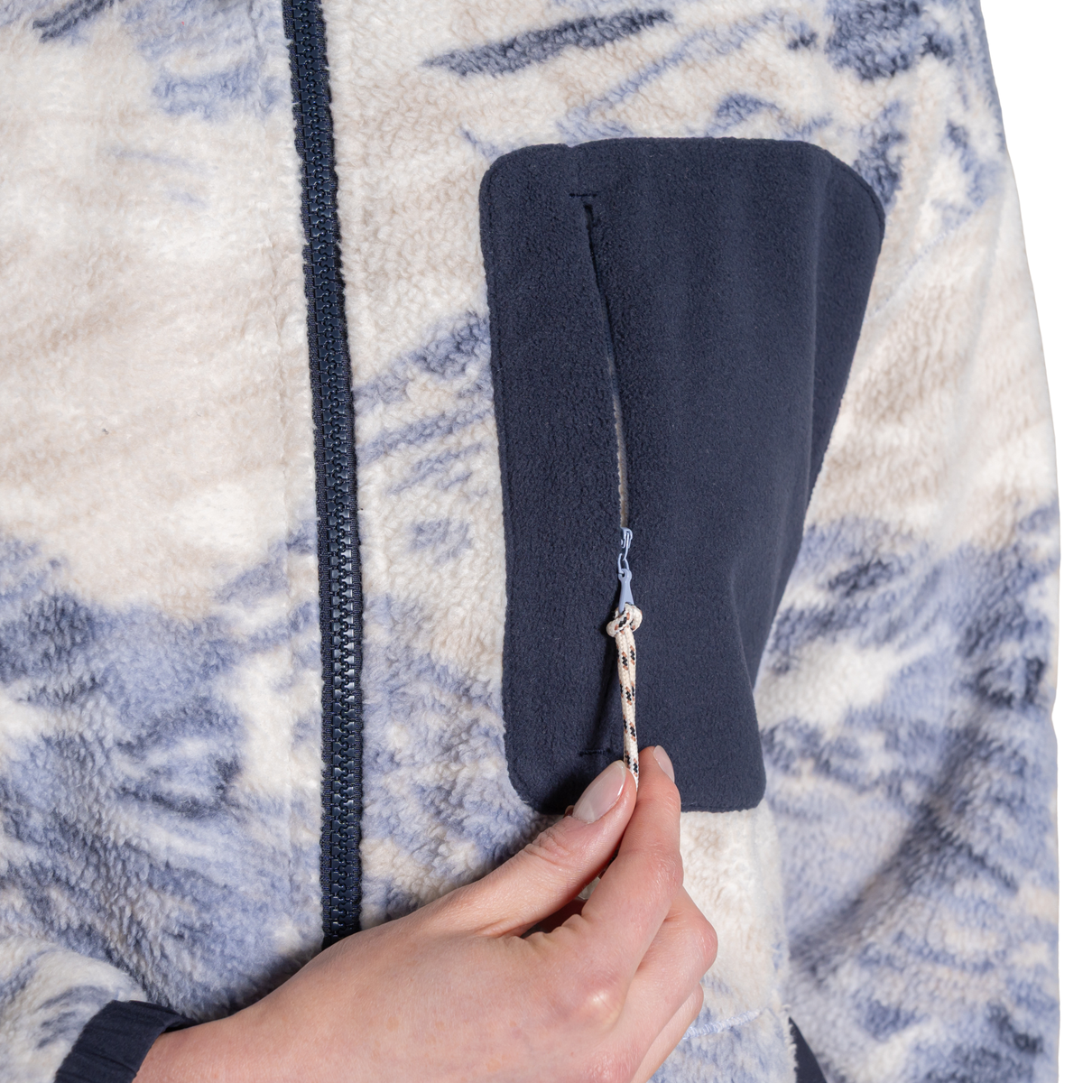 Craghoppers Women's Sanaa Full Zip Fleece Mist Blue 1Z5 CWA436