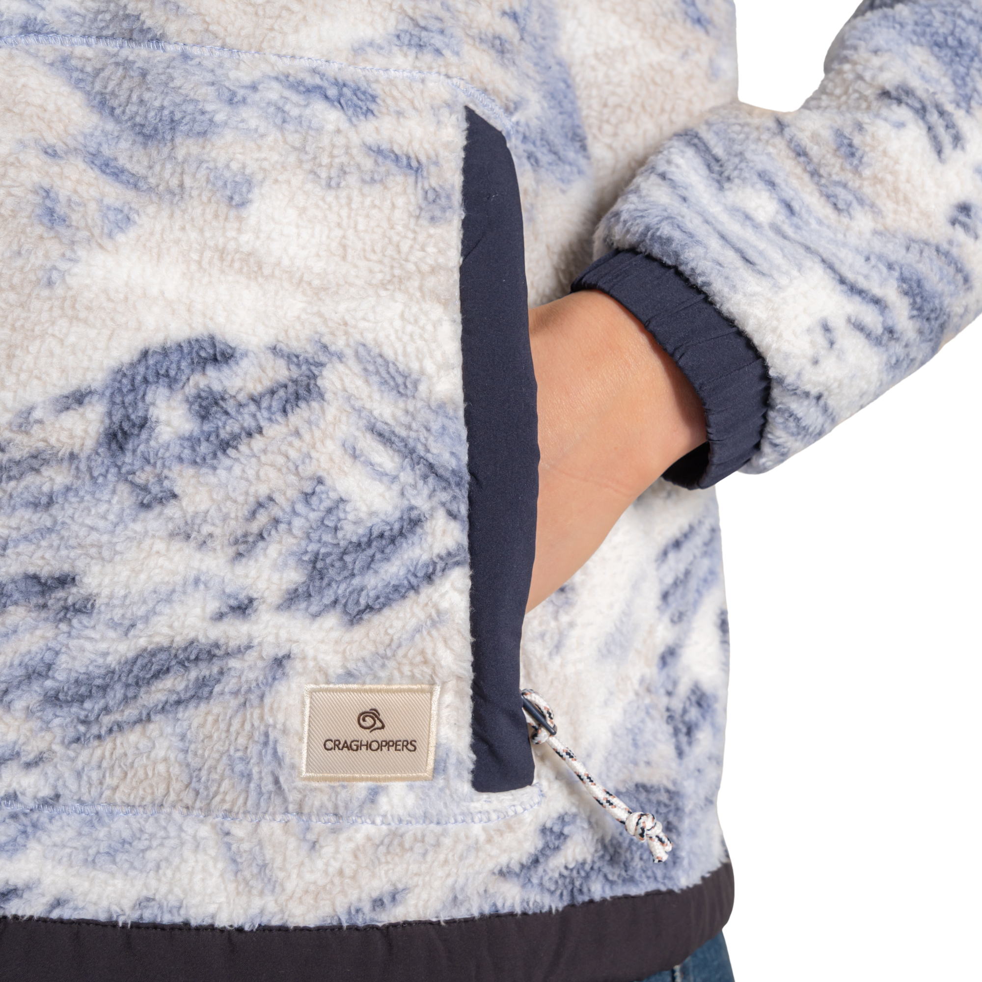 Craghoppers Women's Sanaa Full Zip Fleece Mist Blue 1Z5 CWA436