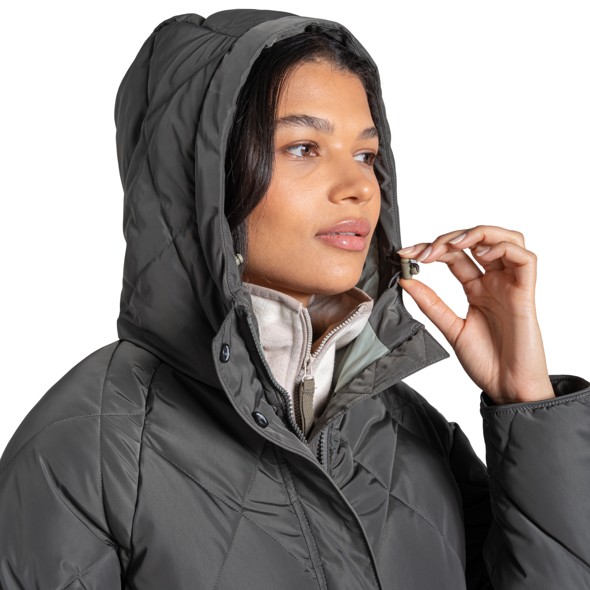Craghoppers Women’s Sweetgrass National Trust Insulated Parka Nori Green 1KZ CWN309