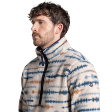 Load image into Gallery viewer, Craghoppers Men’s Rawthey National Trust Half Zip Fleece Top (Ecru Print)
