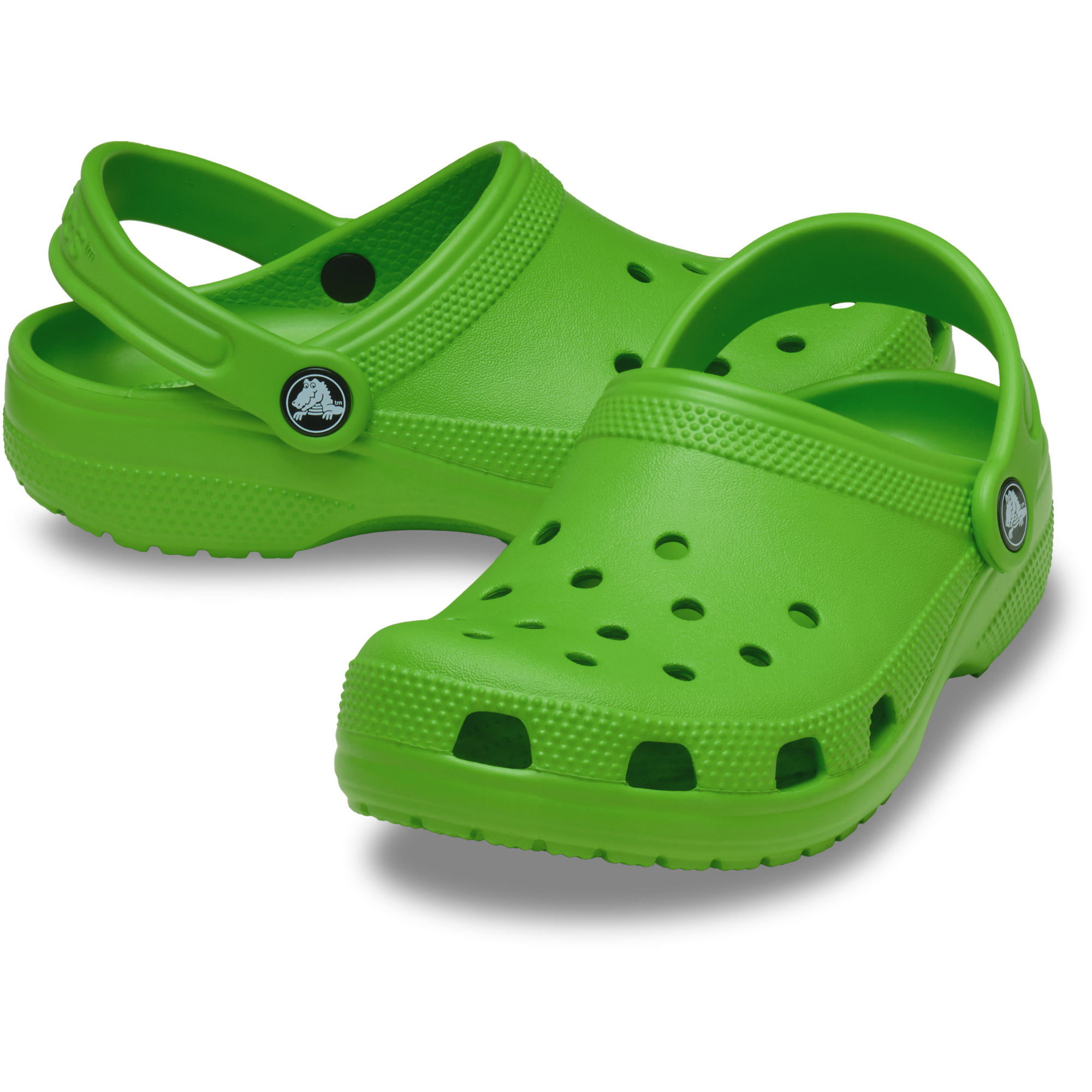Crocs Classic Clogs - Junior (Crocs Green)(Sizes C11-J4)