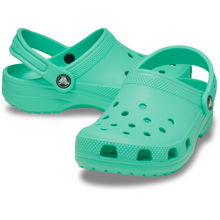 Load image into Gallery viewer, Crocs Classic Clogs - Junior (Lagoon)(Sizes C11-J6)
