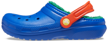 Load image into Gallery viewer, Crocs Classic Fuzz Lined Clogs - Toddler (Blue Bolt/Multi)(Sizes C6-C10)
