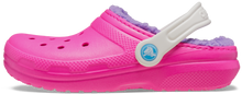 Load image into Gallery viewer, Crocs Classic Fuzz Lined Clogs - Toddler (Pink Crush/Multi)(Sizes C6-C10)
