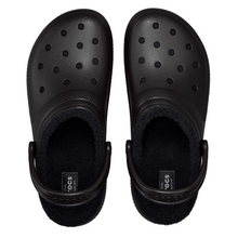 Load image into Gallery viewer, Crocs Unisex Classic Fuzz Lined Clog (Black/Black)
