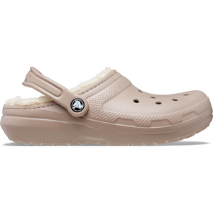Crocs Unisex Classic Fuzz Lined Clog (Mushroom/Bone)