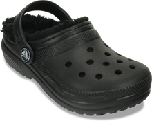 Load image into Gallery viewer, Crocs Classic Fuzz Lined Clogs - Kids (Black)(Sizes C11-J6)
