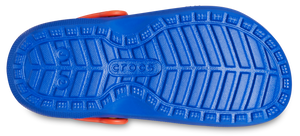 Crocs Classic Fuzz Lined Clogs - Kids (Blue Bolt/Multi)(Sizes C11-J6)