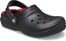 Load image into Gallery viewer, Crocs Classic Lined Buff Checked Clogs - Kids (Black)(Sizes C11-J6)
