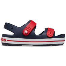 Load image into Gallery viewer, Crocs Crocband Cruiser Sandal - Junior (Navy/Varsity Red)(Sizes C11-J4)
