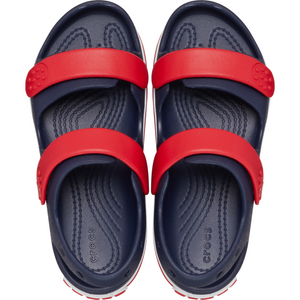 Crocs Crocband Cruiser Sandal - Junior (Navy/Varsity Red)(Sizes C11-J4)