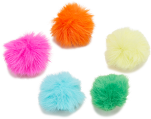Load image into Gallery viewer, Crocs Jibbitz - 80s Neon Puff Ball (5 Pack)
