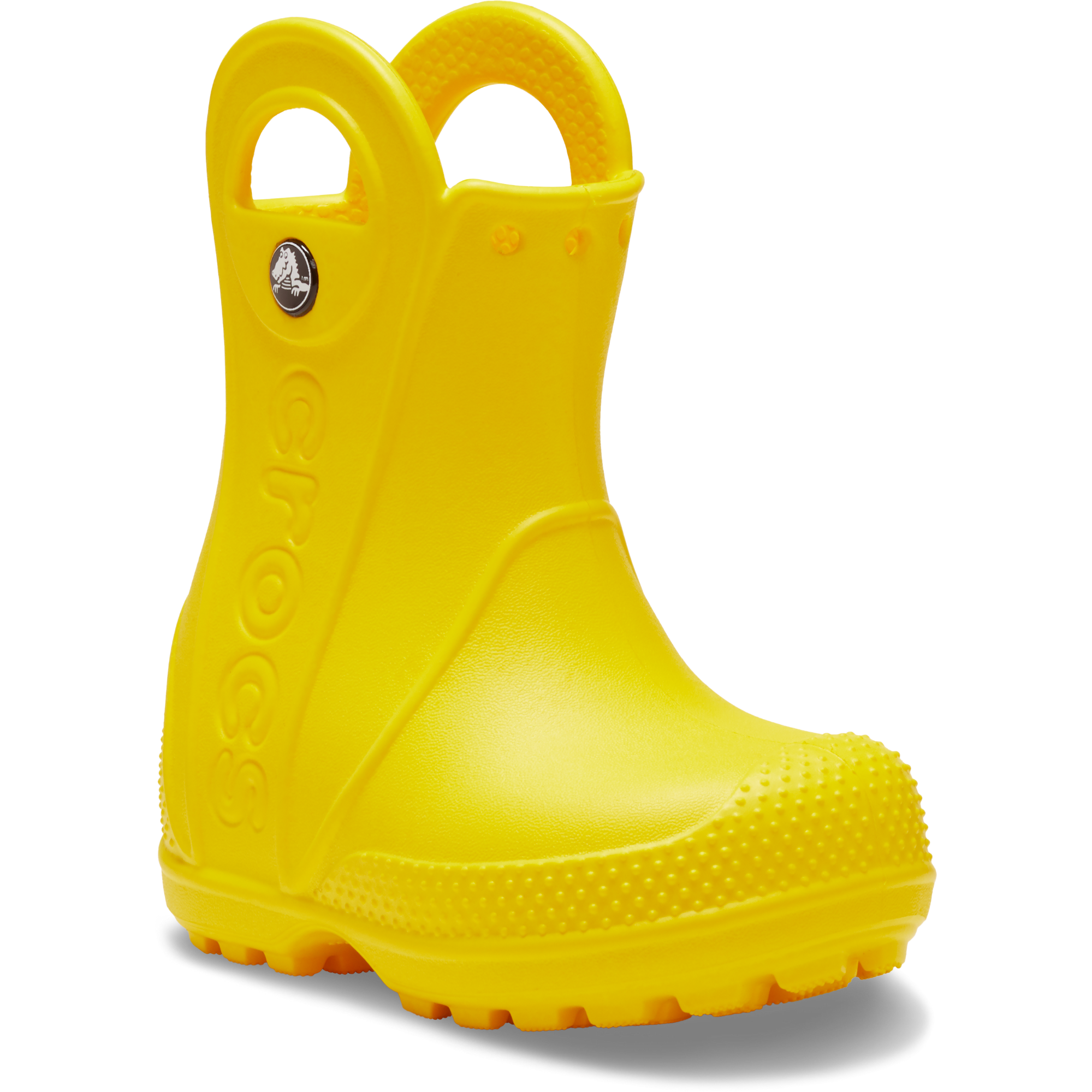 Crocs Junior Handle It Rain Wellies (Yellow)(Sizes C11-J6)