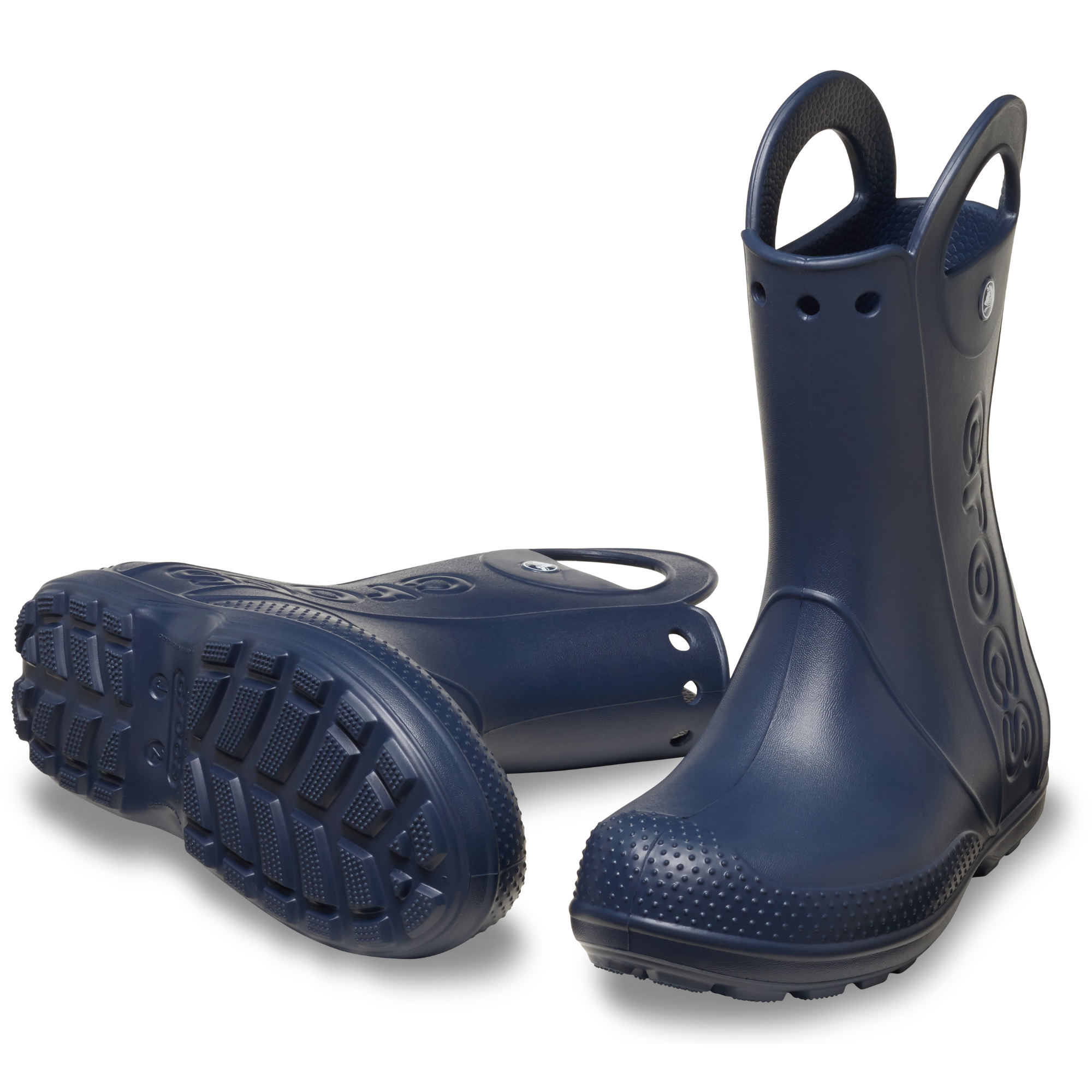 Crocs Toddlers Handle It Rain Wellies (Navy)(Sizes C4-C10)