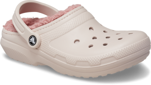 Crocs Unisex Classic Fuzz Lined Clogs (Quartz)