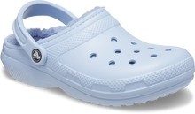 Load image into Gallery viewer, Crocs Unisex Classic Fuzz Lined Clogs (Blue Calcite)
