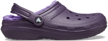 Load image into Gallery viewer, Crocs Unisex Classic Fuzz Lined Clogs (Dark Iris)
