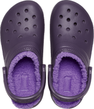 Load image into Gallery viewer, Crocs Unisex Classic Fuzz Lined Clogs (Dark Iris)
