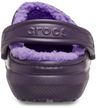 Load image into Gallery viewer, Crocs Unisex Classic Fuzz Lined Clogs (Dark Iris)
