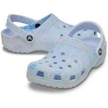 Load image into Gallery viewer, Crocs Unisex Classic Watercolour Marbled Clogs (Oxygen Swirl)

