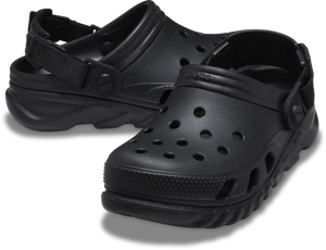 Crocs Unisex Duet Max II Clogs (Black)